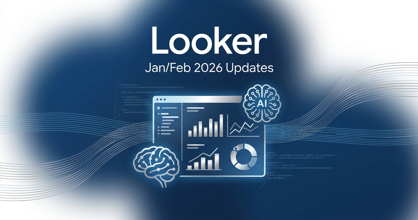 Novidades do Looker: IA, CI e Mais em Janeiro/Fevereiro 2026