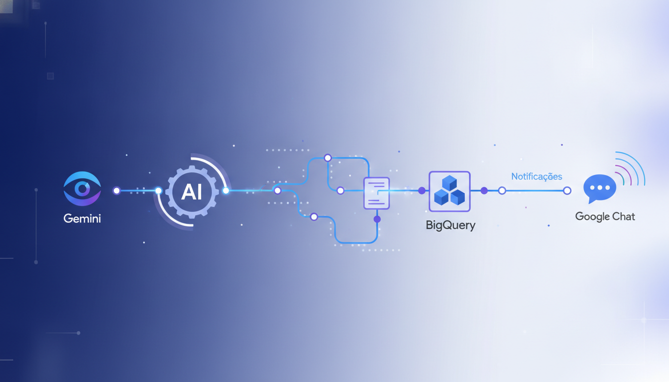 Pipeline de Notificações com IA: Gemini, BigQuery e Google Chat