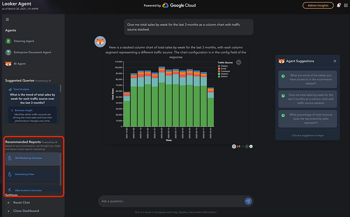 AI Agent Report Recommender visual